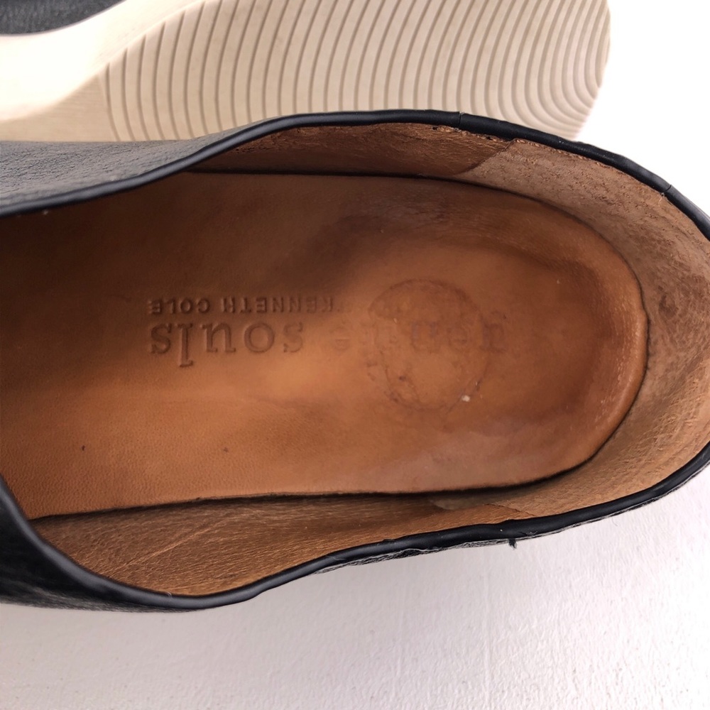 Gentle Souls Halden Black Leather Slip On Shoes 6.5 - Picture 9 of 13
